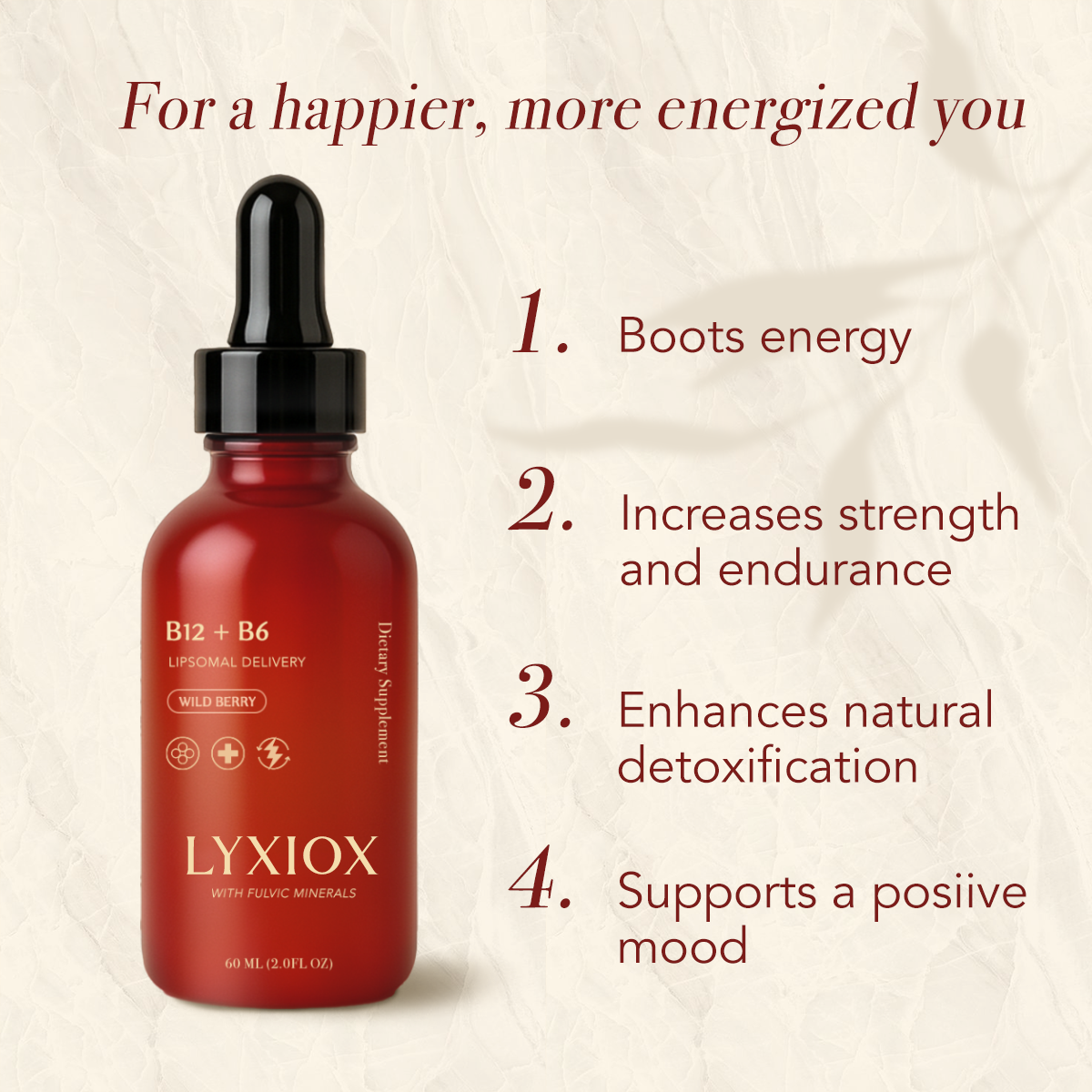 Liposomal Vitamin B12 + B6